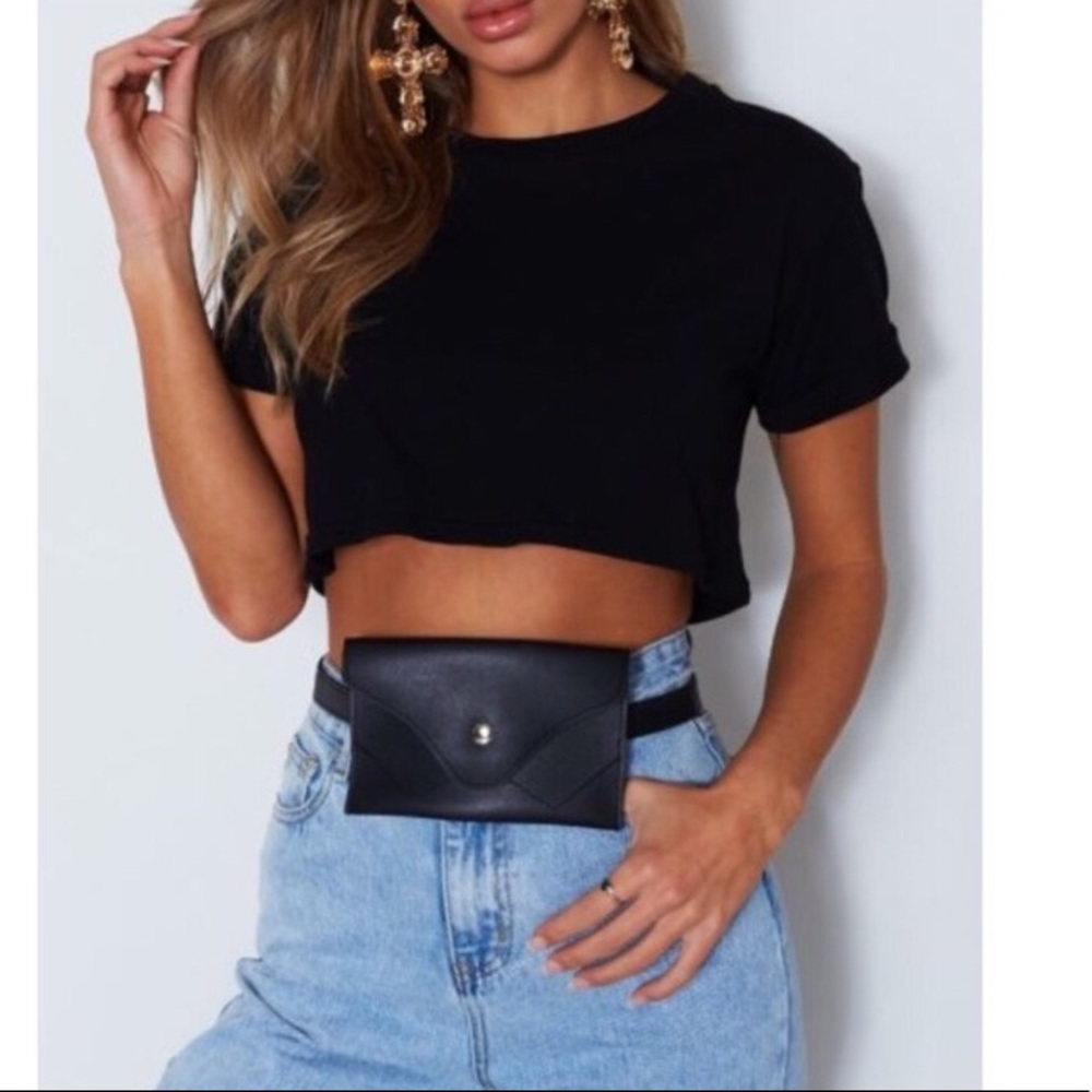 🌟HP🌟 Black Belt Bag / Fanny Pack - Picture 2 of 6
